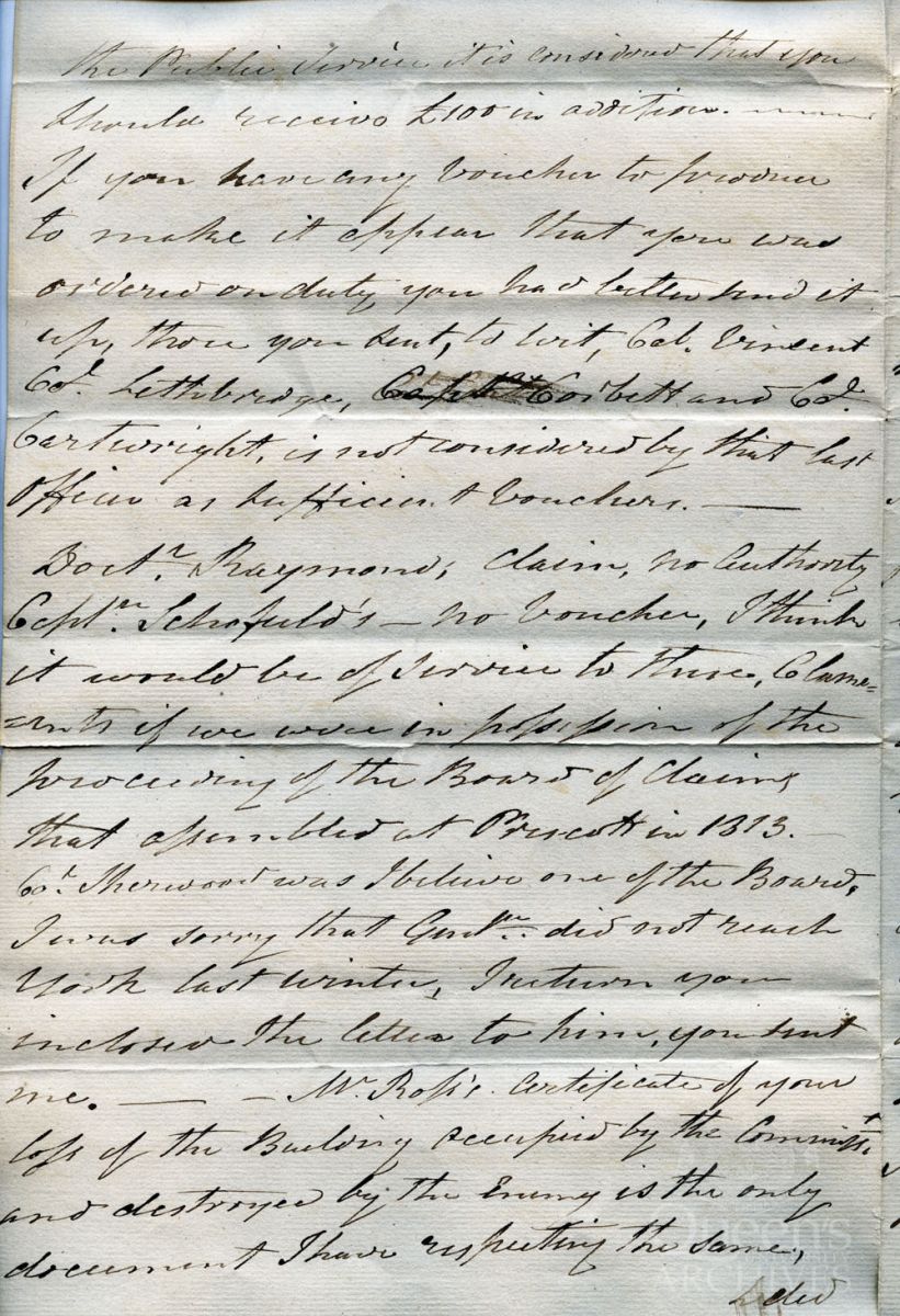 Nathaniel Coffin to Joel Stone, 7 April 1815, Page 2 (Joel Stone fonds, 3077)