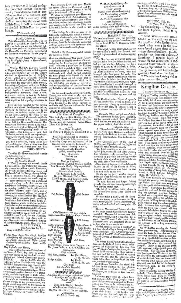 Kingston Gazette (17 November 1812) - Page 2