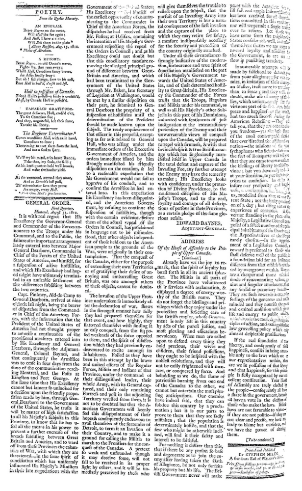 Kingston Gazette (19 September 1812) - Page 4