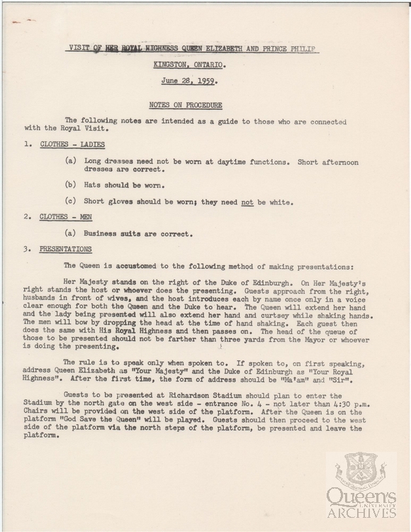 Notes on Procedure, 28 June 1959