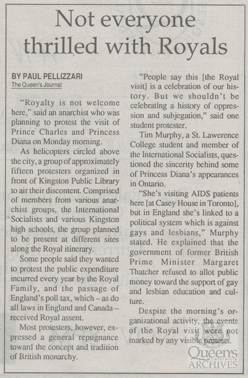 Queen’s Journal Vol. 199, No. 18 (29 Oct. 1991), Page 3-detail