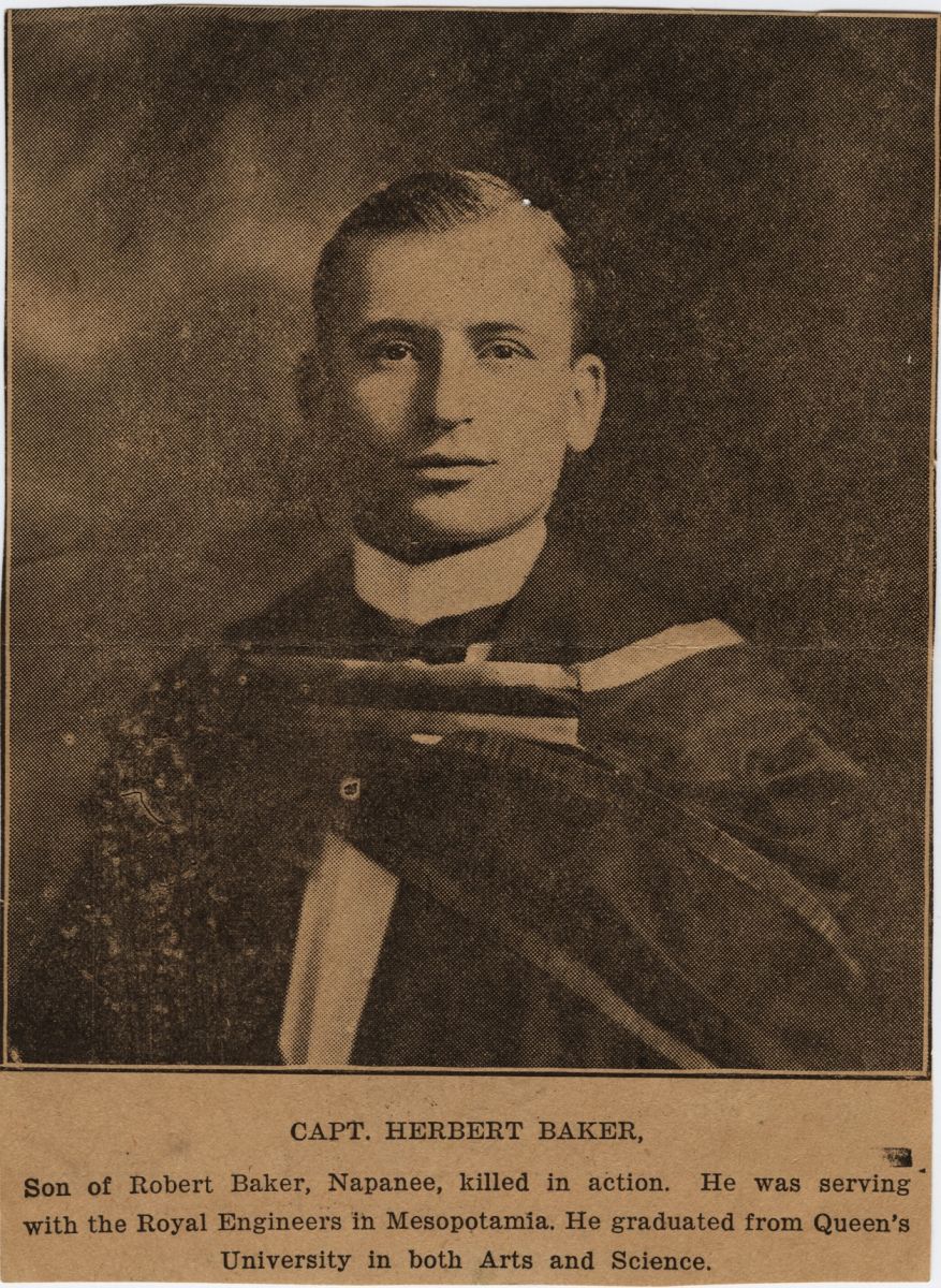 Photograph of Capt. Herbert Baker