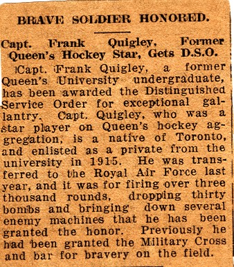 News Article Reporting Quigley Receiving Distinguished Service Award