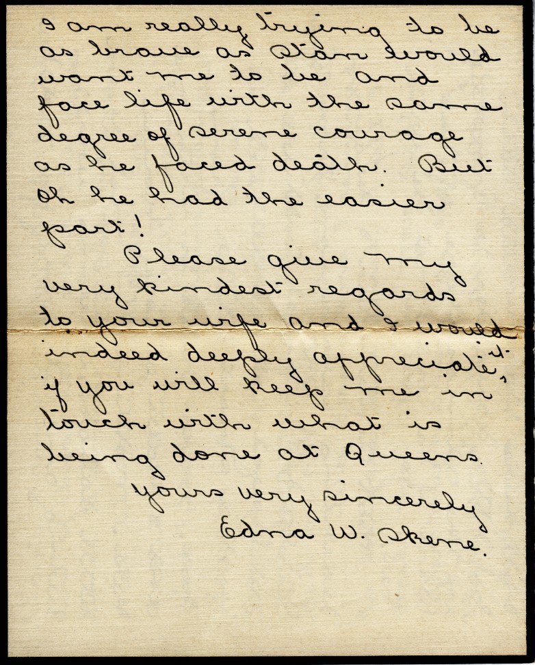 Letter from Edna W. Skene to Dr. Reed, 25th July 1919, Page 3
