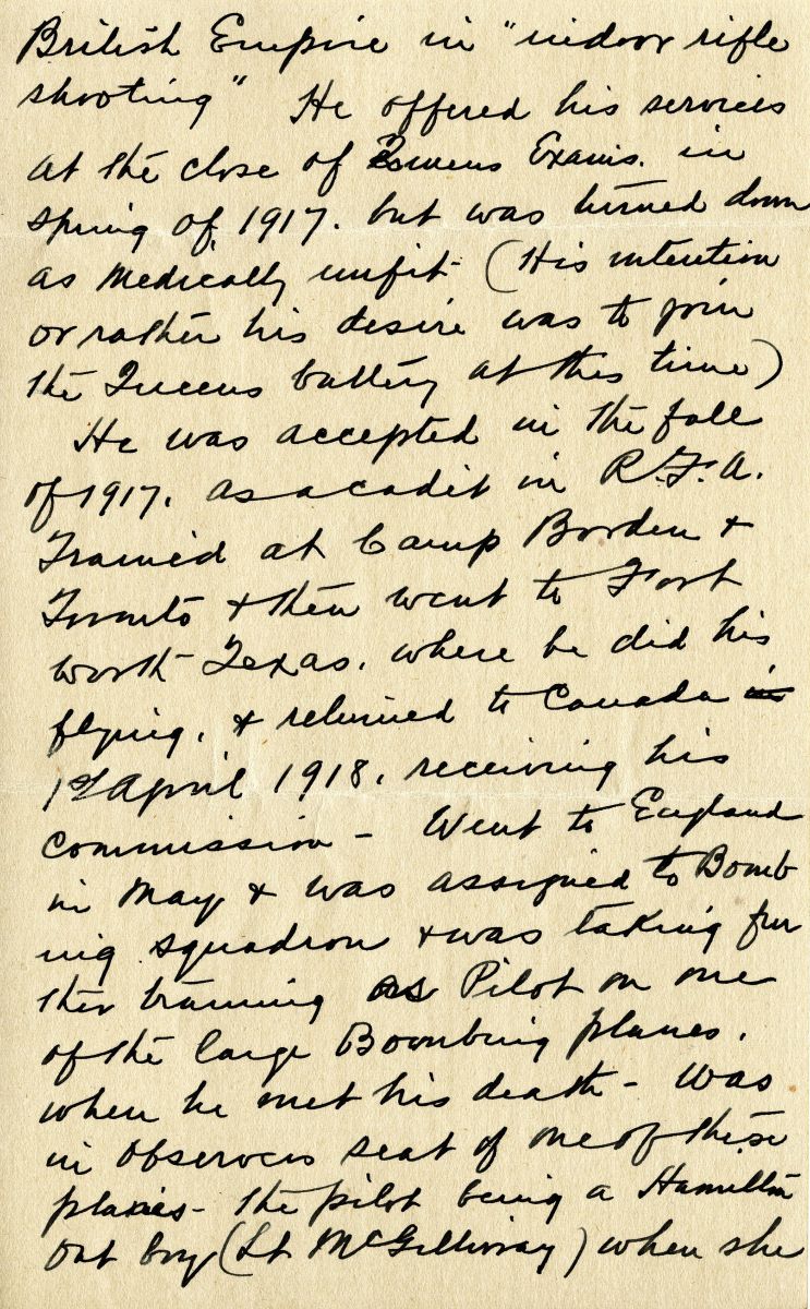 Letter from G.E. Watchorn to G.J. Mackay, 29th December 1918, Page 3