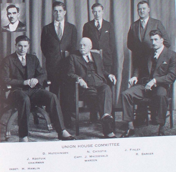 "Group photograph of Union House Committee"