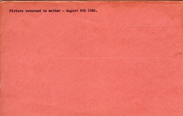 "Service card for Reginald Donald Barker page 2"