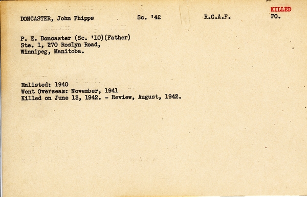 "Service card for John Phipps Doncaster"