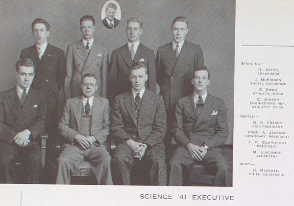 "Group photograph of Science '41 Executive"