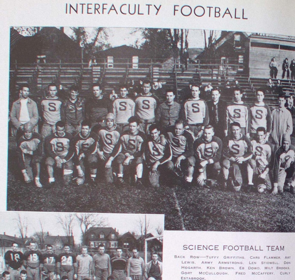 "Group photograph of Interfaculty Football"