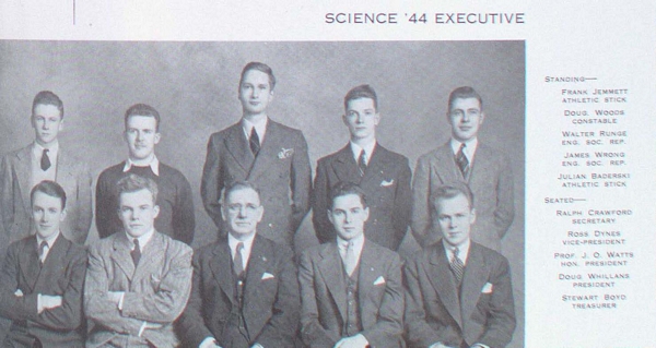 "Group photograph of Science of '44 Executive"