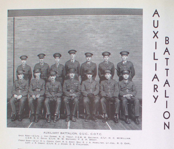 "Group photograph of Battalion Auxiliary"