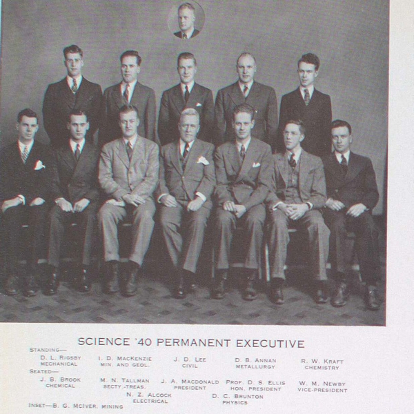 Science '40 Permanent Executive (Tricolour 1940, page 14)