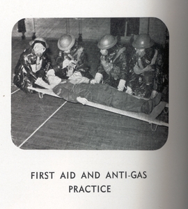 First Aid and Anti-gas Practice