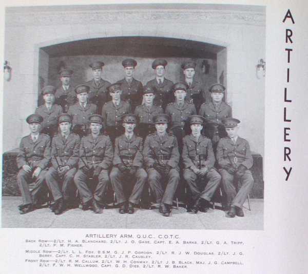 COTC Artillery group photo