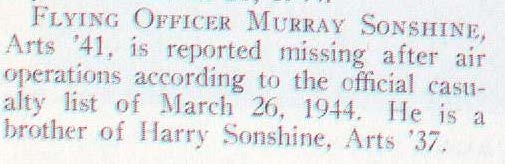 "Newsclipping of Murray Sonshine"