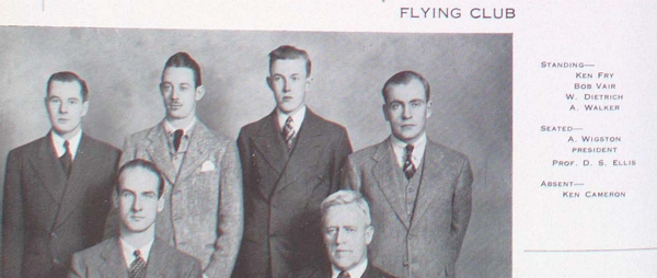 "Group photograph of Flying Club"
