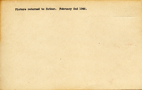 "Service card for Frederick Grant Wallace page 2"