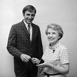 Andrew Marshall and Margaret Angus, 1968 (Wallace Berry fonds V102-2-1039)