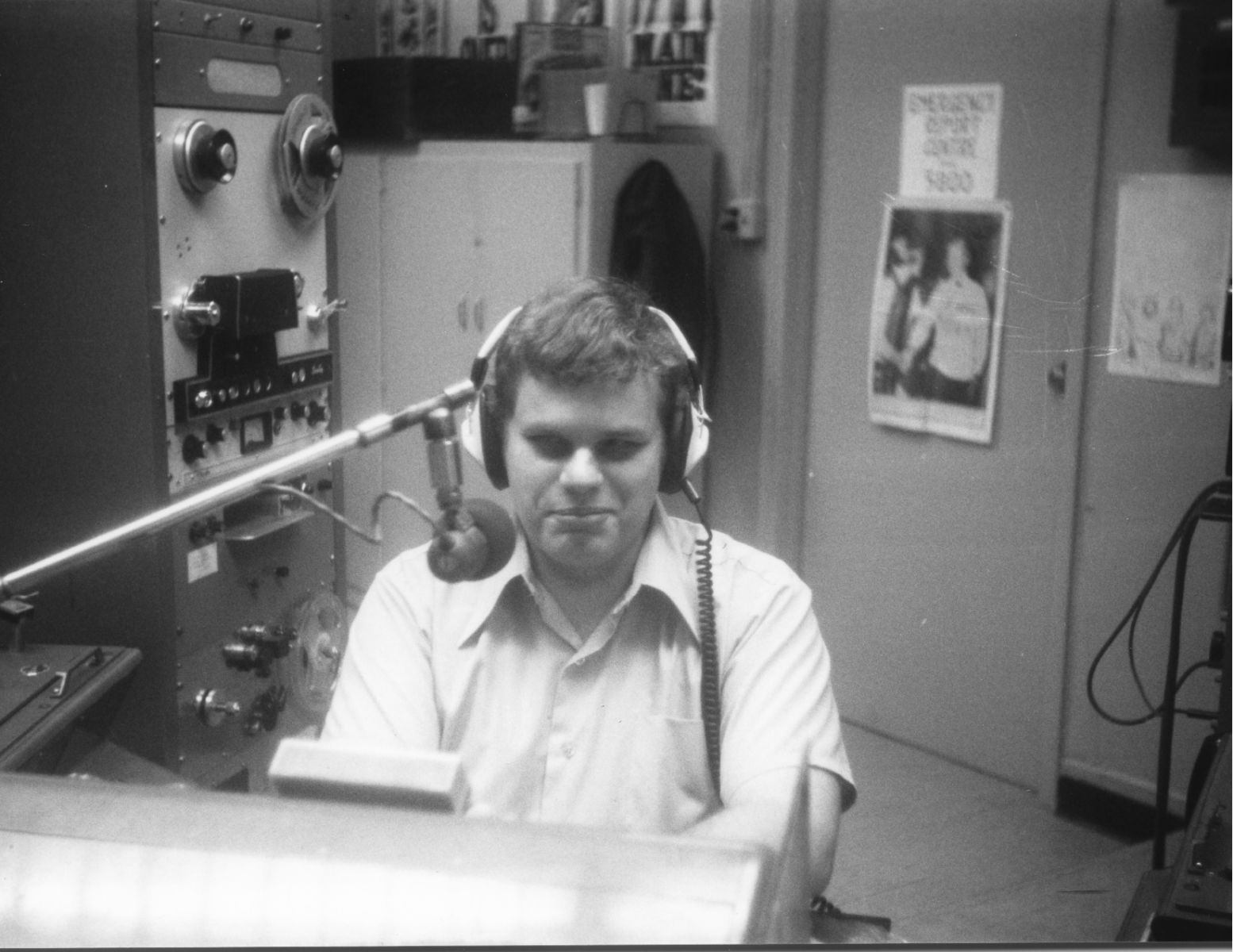 CFRC Station Manager Steve Cutway, 1973
