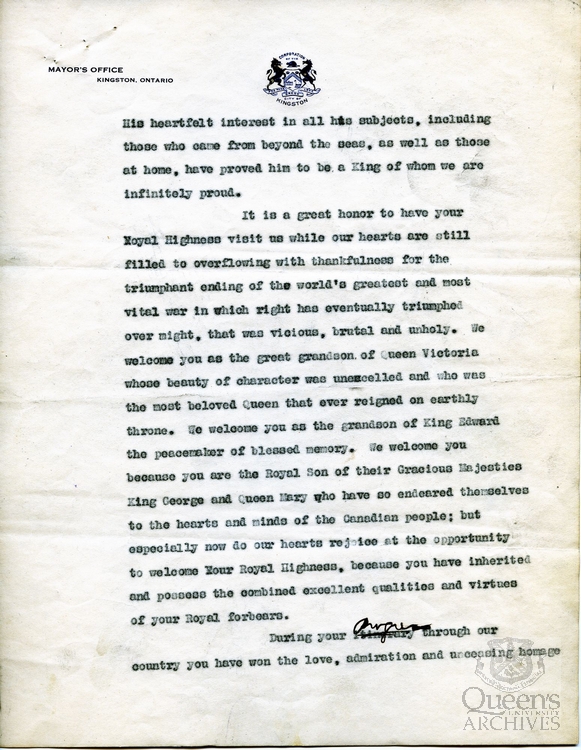 Mayoral address, 25 October 1919, Page 3