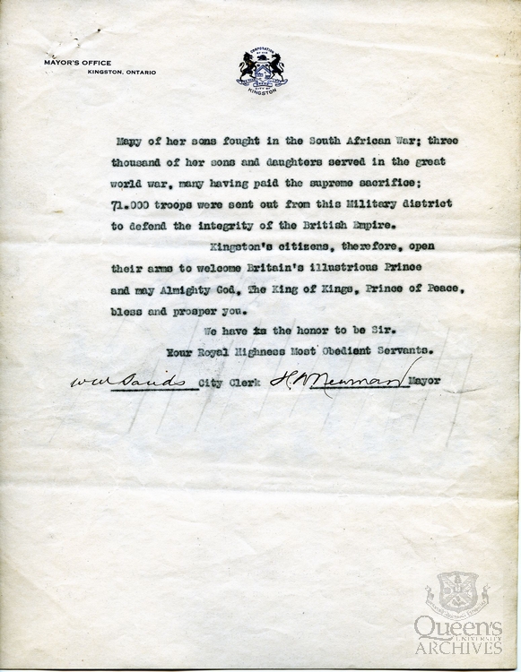 Mayoral address, 25 October 1919, Page 5