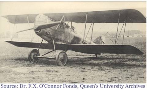 Photograph of a German plane that was used during World War I