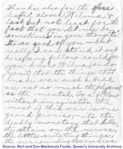 Letter from Don Mackenzie to Wilma, page 2