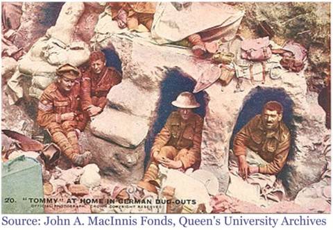 Soldiers in the trench